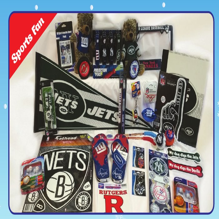 Sports fan gift assortment